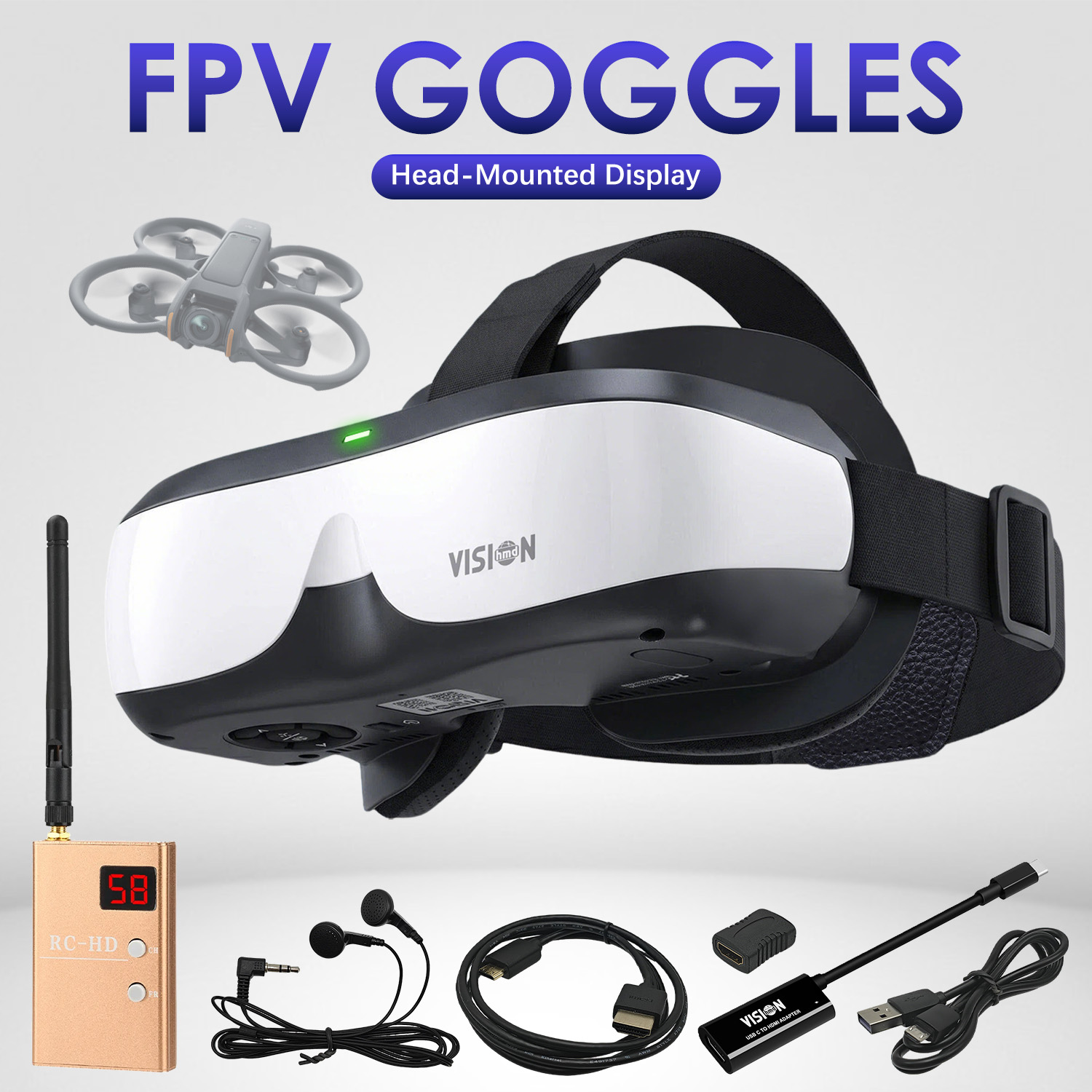 FPV Head Mounted Display DIY i - Skyzone Sky04O Pro Fpv Goggles recensie en prijs