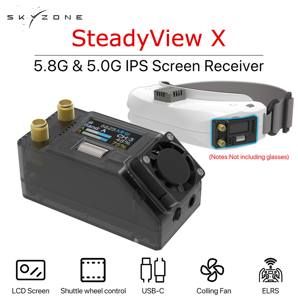 SKYZONE Steadyview X 5.0G 5.8G - Skyzone Steadyview X Receiver Module recensie en prijs