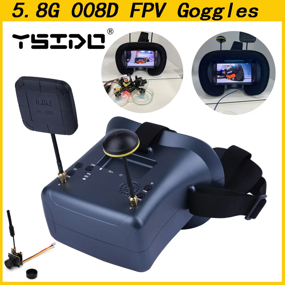 008D 5.8G 40CH 4.3 Inch 800*48 - Skyzone Sky04O Pro Fpv Goggles recensie en prijs