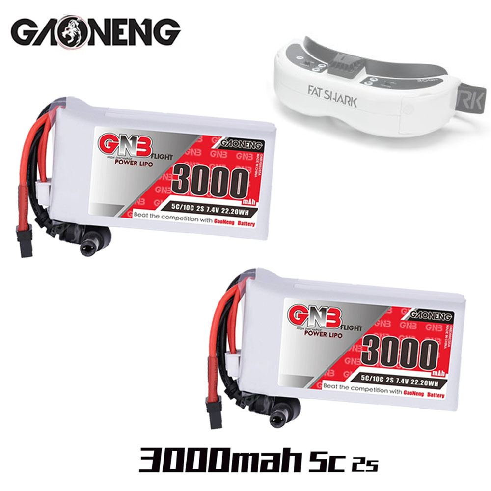 Gnb 2S 7.4V 3000Mah 5c/10c Lip - Skyzone Sky04X Pro Oled Fpv Goggles recensie en prijs